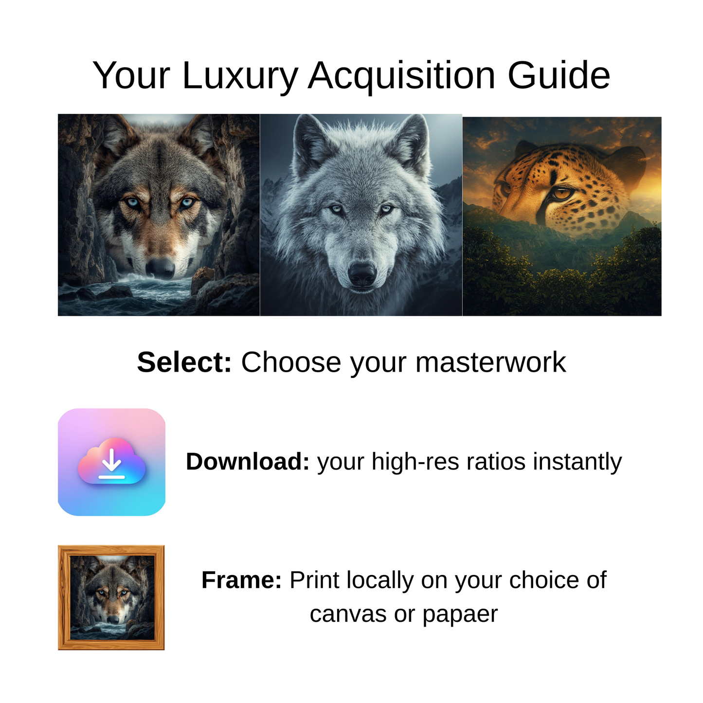The Coastal Warden Digital Wall Art | Primal Luxe Series Vol. I