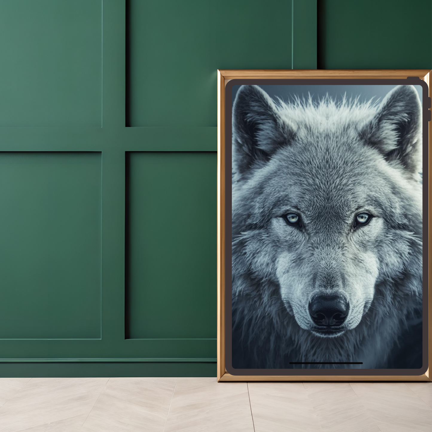 The Silent Sentinel Digital Wall Art | Primal Luxe Series Vol. I