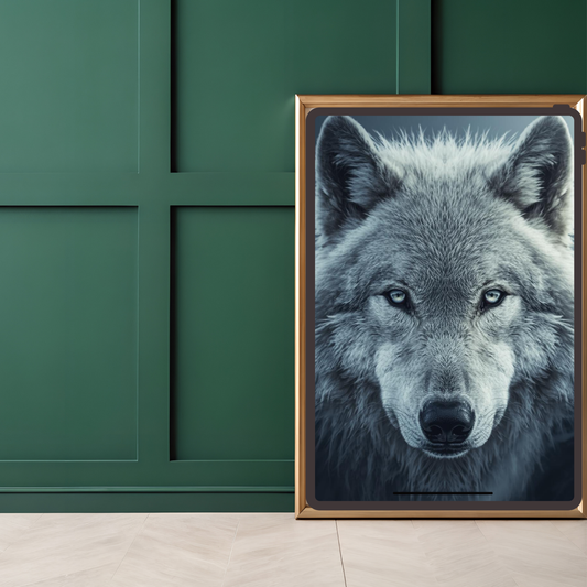 The Silent Sentinel Digital Wall Art | Primal Luxe Series Vol. I